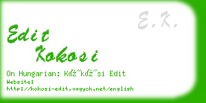 edit kokosi business card